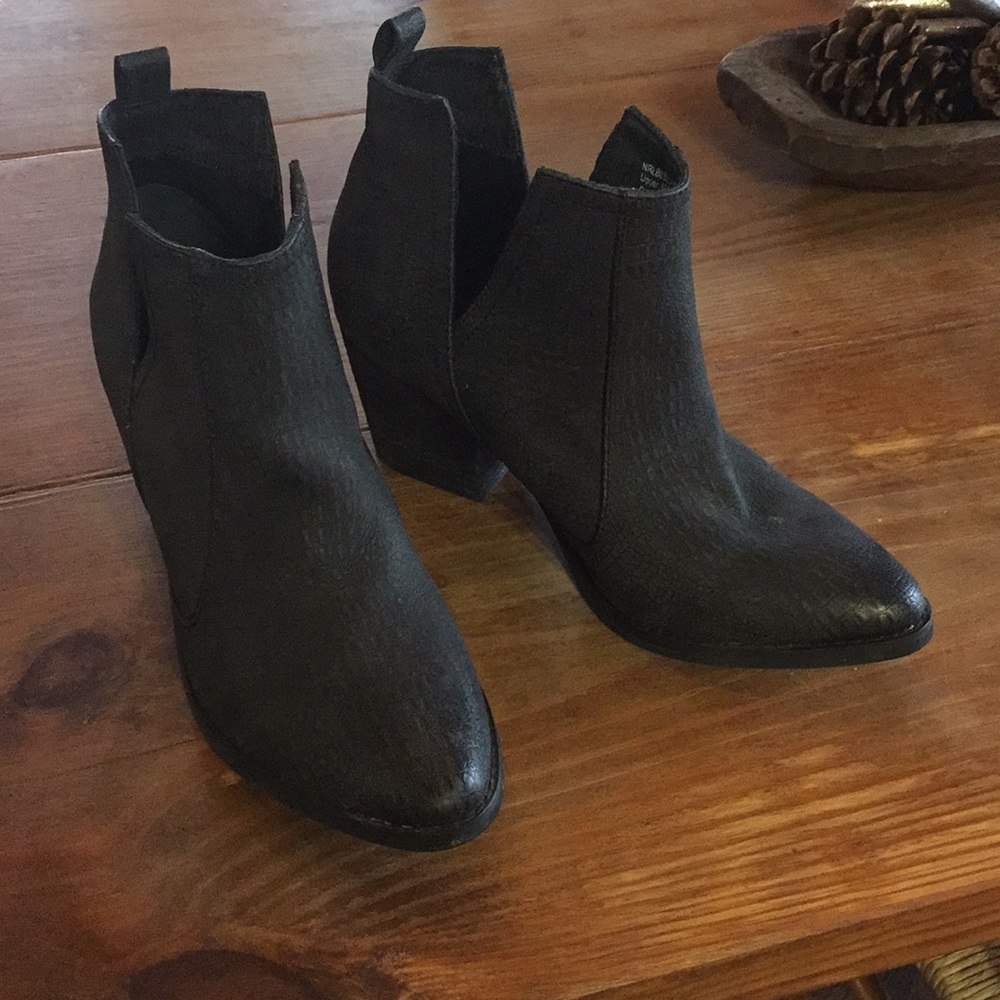 Not Rated Black Booties